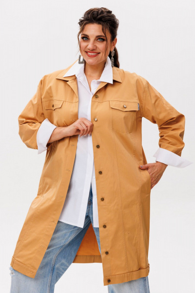 Жакет Anelli 1572 пряная_охра - фото 7