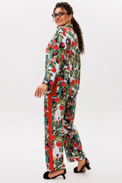 Брюки, рубашка Anelli 1623 спелый_инжир - фото 6