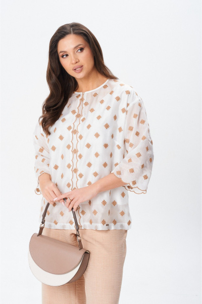 Блуза, брюки Verita 2370 белый - фото 4