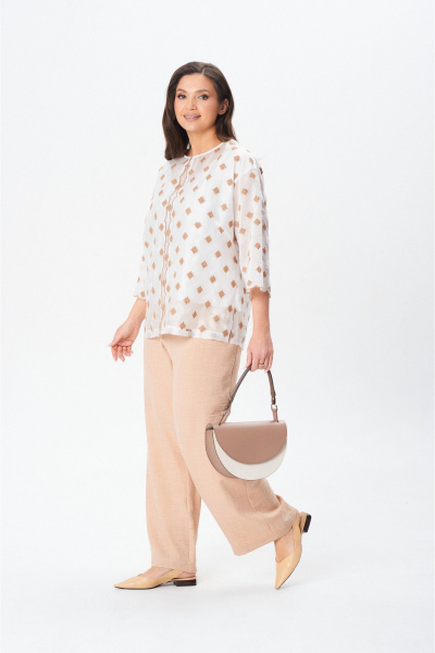 Блуза, брюки Verita 2370 белый - фото 2