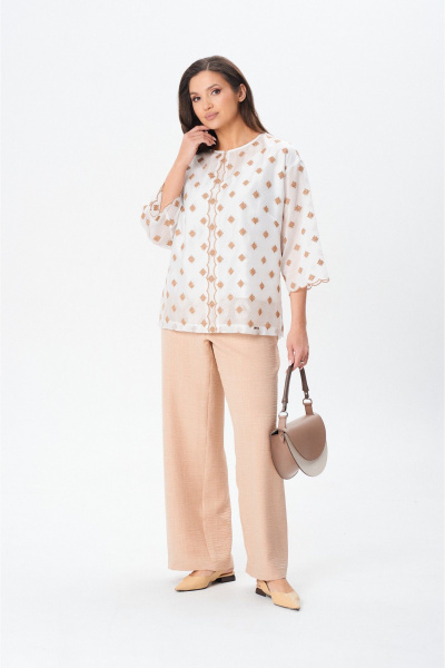 Блуза, брюки Verita 2370 белый - фото 1