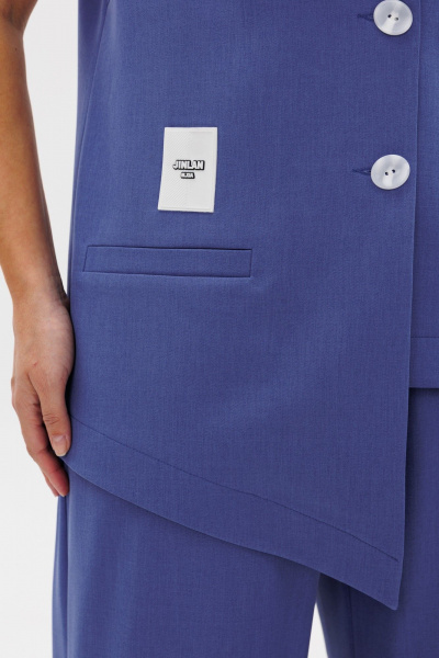 Брюки, жилет Mubliz 246 голубой - фото 10