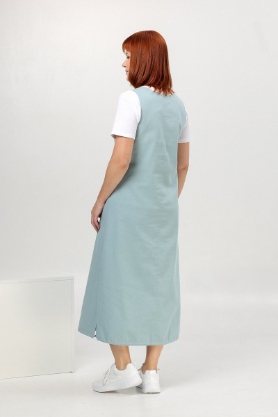 Сарафан Соджи 660 голубой - фото 8