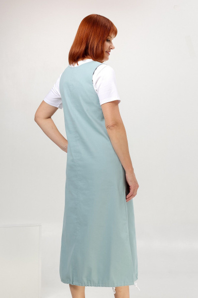 Сарафан Соджи 660 голубой - фото 7
