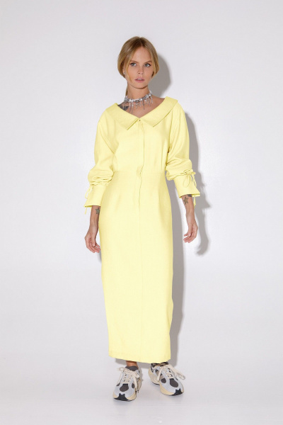 Платье PiRS 5230 желтый - фото 3