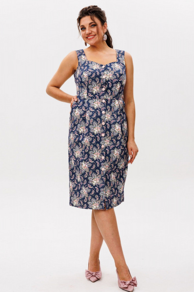 Сарафан Anelli 1567 восточная_синева - фото 1