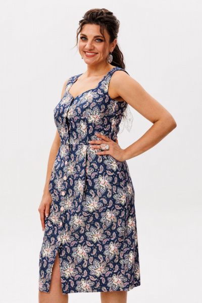 Сарафан Anelli 1567 восточная_синева - фото 3