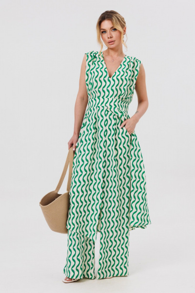 Брюки, туника Ambera Style 2122 зеленый - фото 6