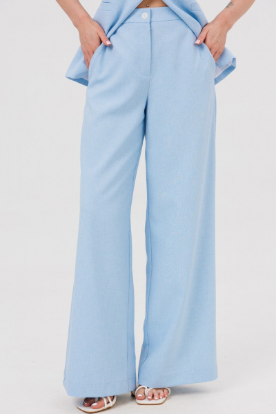 Брюки, жилет Ambera Style 2125 голубой - фото 3