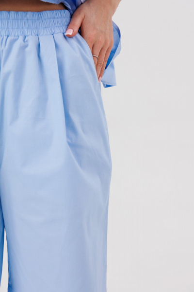 Блуза, шорты Ambera Style 2131 голубой - фото 5