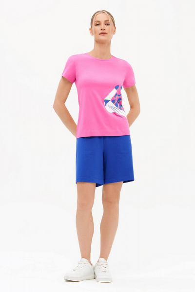 Футболка Nelva 23473 фуксия - фото 6