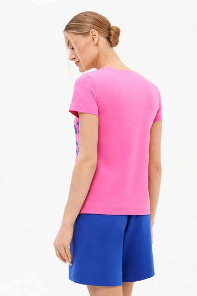 Футболка Nelva 23473 фуксия - фото 2