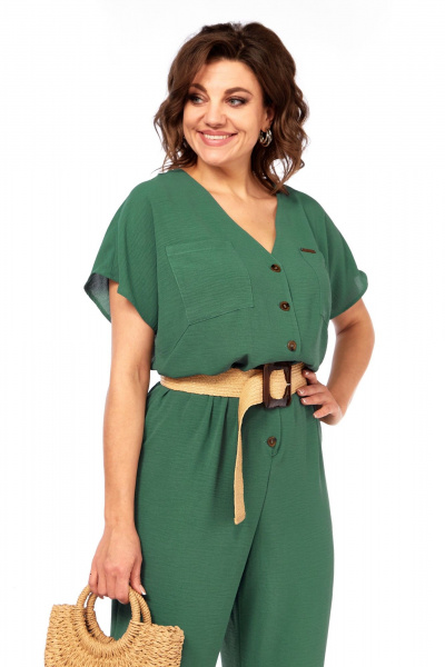 Комбинезон Rishelie 993 зеленый - фото 5