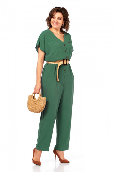 Комбинезон Rishelie 993 зеленый - фото 2