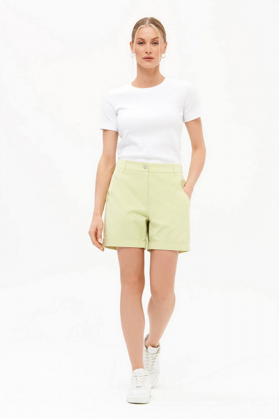 Шорты Nelva 31228 фисташковый - фото 4