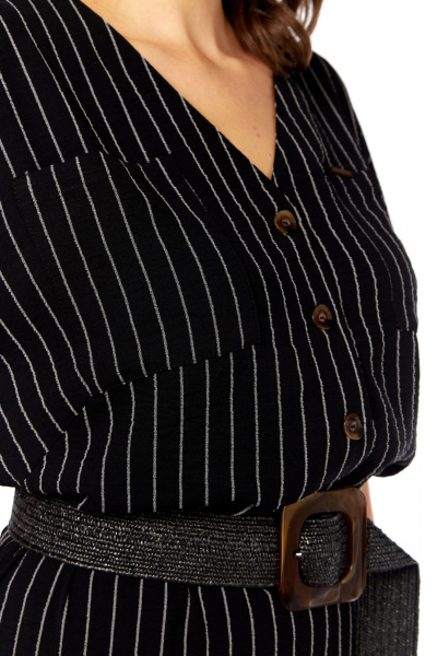 Комбинезон Rishelie 993 черный_полоска - фото 4