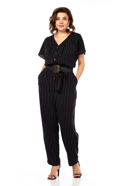 Комбинезон Rishelie 993 черный_полоска - фото 2
