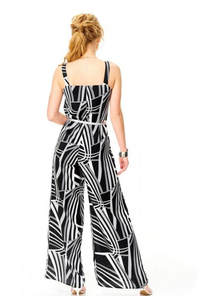 Комбинезон T&N 7656 черно-белый_дизайн - фото 5