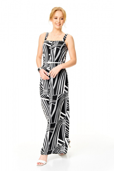 Комбинезон T&N 7656 черно-белый_дизайн - фото 4