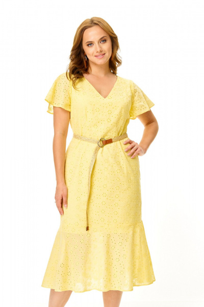 Платье T&N 7659 солнечный-желтый - фото 9