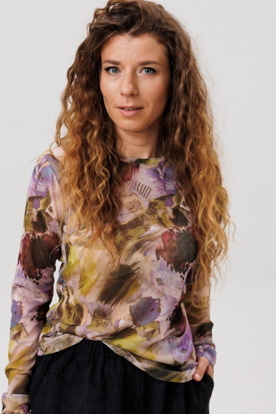 Лонгслив FAMA 24087 разноцветный - фото 3