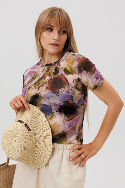 Лонгслив FAMA 24088 разноцветный - фото 6