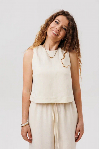 Топ FAMA 24089 экрю - фото 7