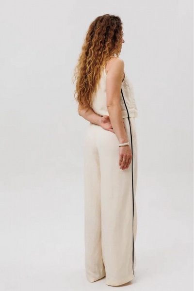 Брюки FAMA 24090 экрю - фото 6