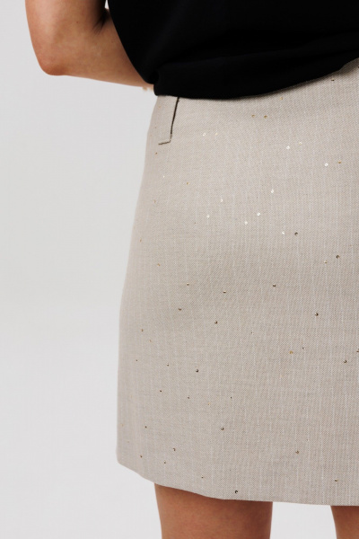 Юбка FAMA 24094 песочный - фото 9
