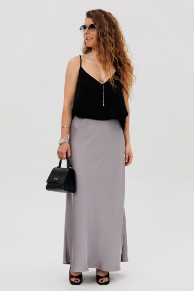 Юбка FAMA 24095-2 серый - фото 1