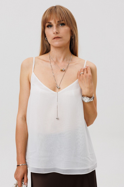 Топ FAMA 24096-2 молочный - фото 13