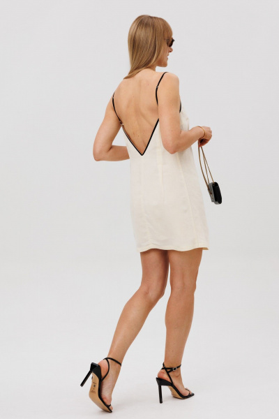 Платье FAMA 24097 экрю - фото 3