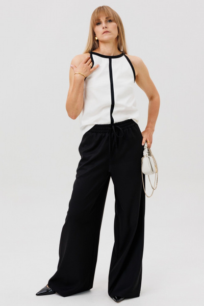 Брюки FAMA 24098-1 чёрный - фото 5