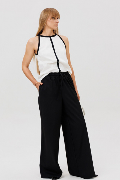 Брюки FAMA 24098-1 чёрный - фото 3