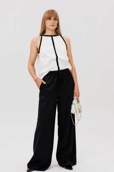 Брюки FAMA 24098-1 чёрный - фото 2