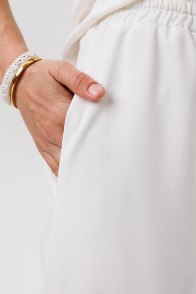 Брюки FAMA 24098-2 молочный - фото 8