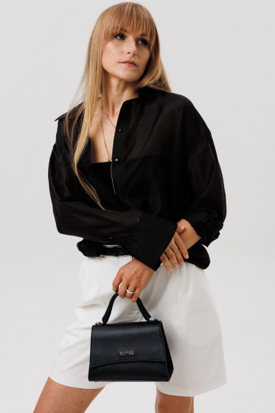 Рубашка FAMA 24101-1 чёрный - фото 12