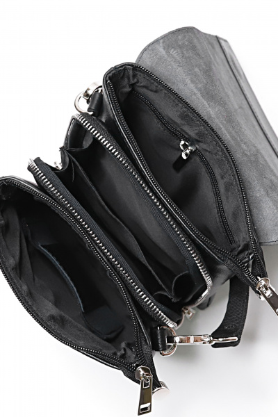 Сумка Galanteya 39019.25с992к45 черный/серый - фото 5