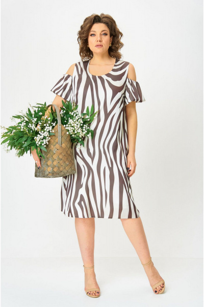Платье VIA-Mod 652 зебра - фото 9