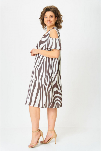 Платье VIA-Mod 652 зебра - фото 7