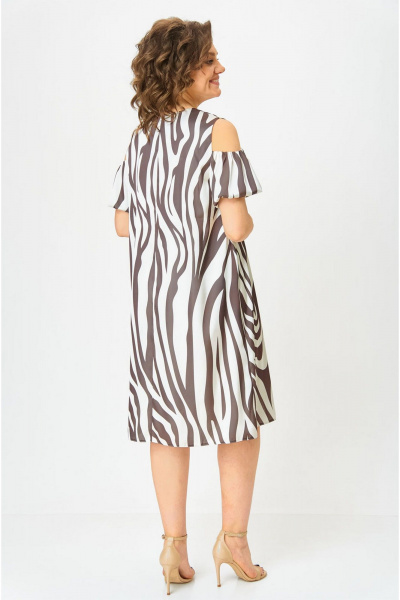 Платье VIA-Mod 652 зебра - фото 6