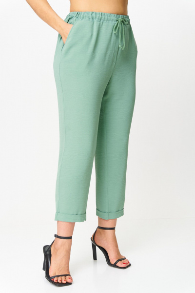 Брюки, рубашка ANASTASIA MAK 1183-А серо-мятный - фото 13