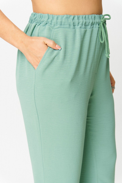 Брюки, рубашка ANASTASIA MAK 1183-А серо-мятный - фото 6