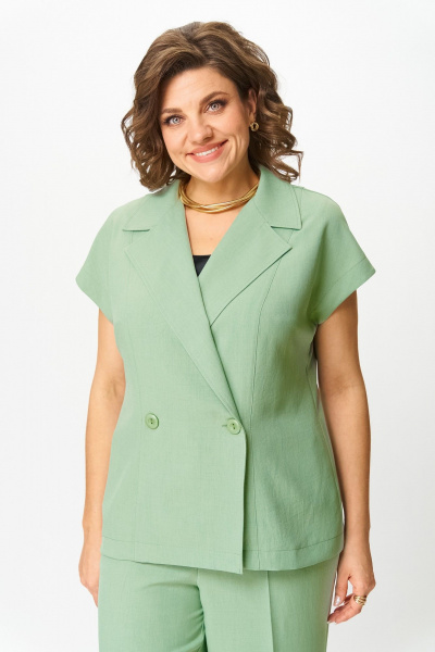 Брюки, жакет ANASTASIA MAK 1258 мятный - фото 12