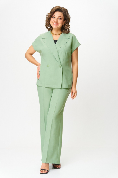 Брюки, жакет ANASTASIA MAK 1258 мятный - фото 1