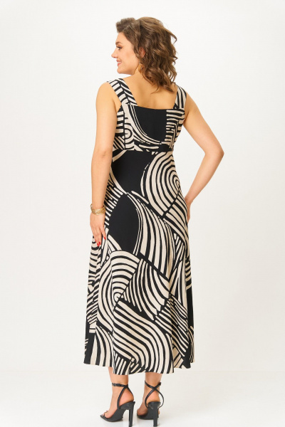 Платье ANASTASIA MAK 1266 черный - фото 5