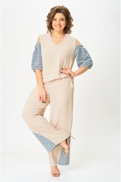 Блуза, брюки VIA-Mod 654 - фото 7