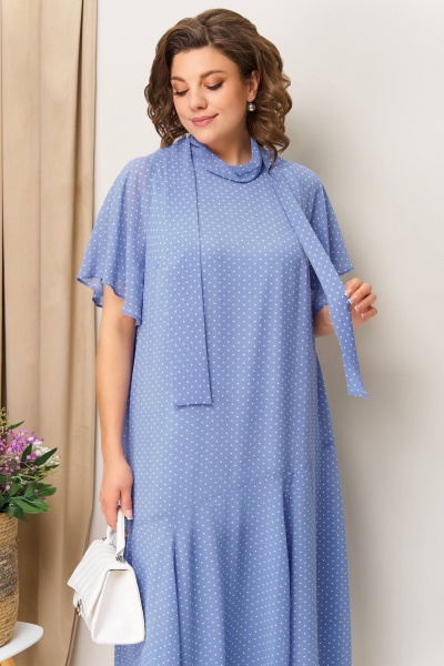 Платье VOLNA 1422 голубой - фото 3