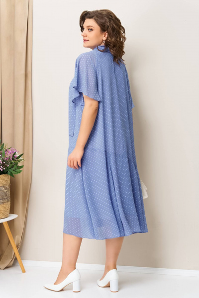 Платье VOLNA 1422 голубой - фото 2