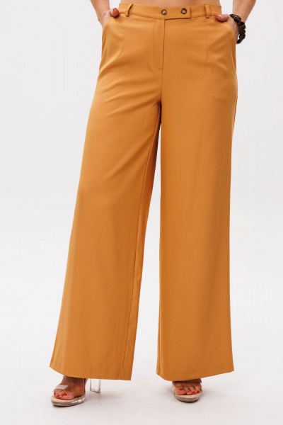 Брюки Anelli 1582 янтарно-желтый - фото 5